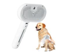 Pet Hair Remover, Usb Rechargeable Brush, 4.53x2.76in Defur Spray Animal Comb, 35ml Authentic Water Tank, Compact Easy Steam Function for Indoor Cats Dogs Grooming