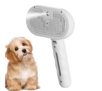 Pet Hair Steam Brush, Multifunctional Dog and Cat Steamy Brush, Soft Bristle Pet Comb for Shedding, Dog Hair Massage Comb, Effective Pet Grooming Tool for Relaxation and Hair Removal