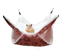 Pet Hamac pour animal de compagnie - Hamac résistant aux intempéries, lit en coton doux à suspendre pour animaux de compagnie | Abri compact pour petits animaux, nid respirant pour plus de