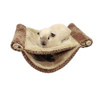 Pet Hammock For Hamster - Soft Winter Warm Bed, Hanging Play And Sleep Tunnel For Hamsters, Comfortable Plush Small Animal Nest, Indoor Balcony Bedroom Apartment Living Room Accessory For Chinchilla S