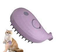 Pet Happy Peine - Smalling Cat Brush, 4 po Brush pour 1 chat pour le détachement de pulvérisation d'eau | Outil de massage silencieux, peigne pour animaux de compagnie pour les cheveux longs et 150 mA