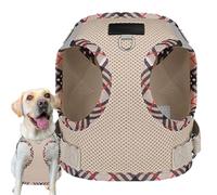 Pet Harness Adjustable, Small Dog Harness, Reflective Dog Harness, Adjustable Pet Strap with Reflective Strips and Tracker Slot for Small Dogs During Walking, Running, and Training