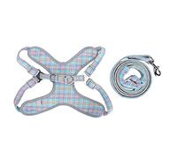 Pet Harness Lash Ensemble d'entraînement réfléchissant Gilet Collier de Poitrine réglable Strape DE LA POIGNE (S)
