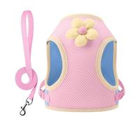 Pet Harness, Reflective Cat Harness, Breathable Pet Supplies Cartoon Puppy Straps for Travel, Training, Daily Use, Beach, Camping, Hiking, Park, Outdoor, Nighttime Walking