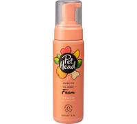 Pet Head Quick Fix Schaumshampooing ohne Ausspülen für Hunde | Pfirsichduft | Pflegt und beruhigtt das Fell Ihres Hundes | Schnell und einfach zu bedienen | Sanfte Formel für Welpen | 200ml