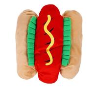 Pet Hot Dog Costume | Funny Dog Cosplay Outfit | Hot Dog Design Dog Costume | Cute Dog Cosplay Accessories | Dog Photo Props Costume Comfortable and Soft Fabric for Dogs