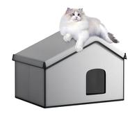 Pet House de refroidissement en plein air - abri à résistance aux intempéries, conception ventilée | Offre un soulagement de la chaleur supérieur, assure le confort estival, empêche la surchauffe et l