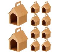 Pet House Party Boxes, 10 Piece Doghouse Favor Containers, Gift Packaging | Pet House Party Boxes, 10 Pieces, Doghouse Shape, Gift Packaging, Compact Storage, Easy Assembly for Parties and Special