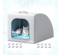 Pet Ice Shelter - Waterproof Portable Cooling House for Dogs Cats