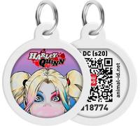 Pet ID Tag pour chien chat avec QR Passport Système global de recherche d'animaux perdus Digital ID Dog Tag Harley Quinn