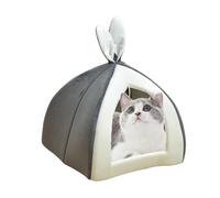 Pet Indoor Bed - Cat Nest Cave, All Season Sleeping House, Rabbit Ear Design, Comfortable Pet Sleeping Mat | Suitable Kitten Cats Puppy Dog, Perfect for Home Lounge Nap Rest Relax Fun