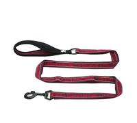 Pet Leash， Laisse réfléchissante Anti-éclatement en Nylon for Chiens et Chats de Petite/Moyenne/Grande Taille,for Pets(Wine,L)