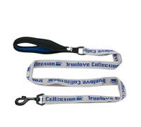 Pet Leash， Laisse réfléchissante Anti-éclatement en Nylon for Chiens et Chats de Petite/Moyenne/Grande Taille,for Pets(Gray-Royal Blue,M)