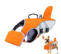 Pet Life Vest | Oxford Cloth Pearl Cotton Dog Swimming Jacket with Handle Buckle | Adjustable Floatation Safety Vest for Medium Large Dogs Boating Swimming Training