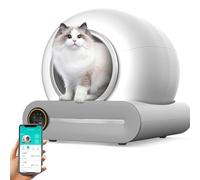 Pet Litière Autonettoyante pour Chat,Bac Litière Automatique Chat,Self Cleaning Litter Boxes for Cats Robot Litiere Chat Contrôle des Applications Et Moniteur De Santé Intelligente