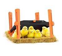 Pet & Livestock HQ Chauffe-poules pour poussins - Plaque chauffante pour couveuse - 30,5 x 30,5 cm - Kit de chauffage d'intérieur avec hauteur réglable et affichage de la température
