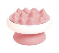 Pet Massage Shedding, Handheld Massager Cat Shedding Brush Dog Bath Grooming Multifunction Deshedding Bathing and Massaging Tool Comb Cleaning Tools Pink