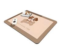 Pet Mats, Waterproof Floor Protector, Anti Slip Absorbent Pad, Sturdy Urine Barrier Design, Reusable Training Mat for Puppy Potty, Food, Water Bowl, Home, and Daily Use, 19.69x31.5 inches