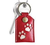 Pet Memorial Keychain Pendentif - Square Locket Pet Hair Keepsake, Remembrance Keychain for Pet Lovers | Backpack Charm, Puppy & Kitten Photo Holder, Commemorative Gift for Him and Her