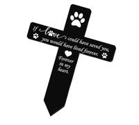 Pet Memorial Sign - Acrylique Pet Grave Marker | Dog & Cat | Custom Garden Stake Sign | Lawn Ornament for Pet Grave | Pet Tombstone Marker for Memorializing Lost Pets