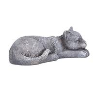 Pet Memorial Tombstone Imitation Resin Resin Pet Grave Marker pour chats chiens Permanent commémoratif La pierre de tête de la pierre tombale à la pelouse du jardin extérieur (Ornament cat Model B