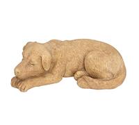 Pet Memorial Tombstone Imitation Resin Resin Pet Grave Marker pour chats chiens Permanent commémoratif La pierre de tête de la pierre tombale à la pelouse du jardin extérieur (Dog ornament Model C