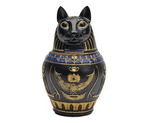 Pet Memory Holder - Resin Urn for Animal Remembrance | Egyptian God Design with Handcrafted Finish, Elegant Keepsake & Compact Display for Table Altars, Sympathy Corners and Memorial Shelves