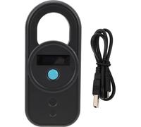 PET Microchip Reader Interface USB Haute sensibilité portable rechargeable 128 informations Mémoire -ID - Tag - Scanner Noir
