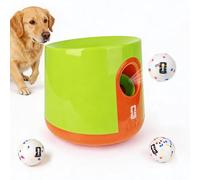 PET MOMENT Édition officielle de la Coupe du Monde de la FIFA 2026 - Lanceur de balles automatique pour chiens de grande taille - Jouet interactif pour chien - 3 balles de football en caoutchouc