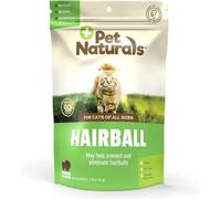 Pet Naturals Hairball - 30 friandises à mâcher au Poulet - Suppléments et vitamines pour Chat pour Le contrôle des Boules de Poils et Le Soutien digestif, ne Contient Pas de maïs ni de blé