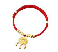 Pet Necklace - Collier pour chien | Collier réglable | Pet Jewelry | Collier pour animaux de compagnie | Year Of The Snake Pet Necklace | Happiness Gold Blessing Lock or Rattle Charm Necklace
