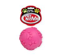 PET NOVA Dog Lifestyle Balle 6cm avec son, rose, arôme menthe