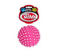 PET NOVA Dog Lifestyle Balle avec languettes 6,5cm rose