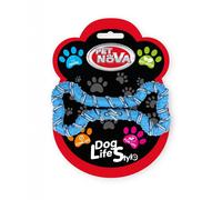 PET NOVA Dog Lifestyle corde en forme d'os 20cm, bleu, arôme de menthe