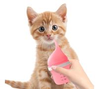 Pet Nurser Bottle 40ml, Silicone Nipple Pet Feeding Bottle for Puppies, Portable Reusable Pet Feeder for Small Animals, Precise Nursing Bottle for Travel and Pet Feeding Supplies