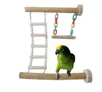 Pet-Oiseau Papagies-Schaukel | Chef de Jouet Avec Support en Bois | Balançant, Poulet, Hamac | Accessoires Cage Pour Nymprenittish, Branches, Oiseaux, Perroquets