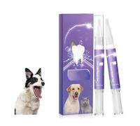 Pet Oral Repair Gel, Advanced Dog Teeth Cleaning Pen Set with Whitening & Tartar Control, Dogs Teeth Cleaning Toothbrush Pens, Care Freshens Breath Reduces, Easy No-Brushing Oral Care (2 PCS)
