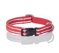 Pet Passion Collier réfléchissant réglable pour chiens de petite, moyenne et grande taille, rouge, XL