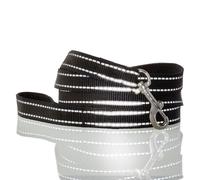Pet Passion Laisse réfléchissante Durable pour Chien de 2,1 m pour Toutes Les Races d'animaux de Compagnie, Noir, Taille Unique