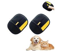 Pet, Pet Hair Remover Glove, Pets Hair Remover Electrostatic Gloves, Reusable Double Sided Grooming Glove for Pets Hair, Quick Easily Clean Hair from Furniture and Clothes (2pcs)