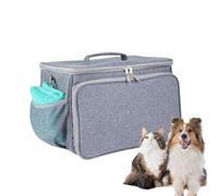 Pet Pfloting Supplies Organisateur sous vide pour le toilettage des chiens, sac de rangement sous vide | Étui de transport pour les soins, accessoires, organisateur de matériel de toilettage pour