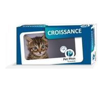 Pet-phos compléments alimentaires croissance pour chats boîte de 96 comprimés 195 mg G