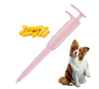 Pet Piller - Tablet Shooter, 1 Ergonomic Dispenser For Puppy Medicine, Feeding Tool With Rubber Tip For Domestic Animals, Administration Aid For Pet Care, Veterinary Device For Travel, Camping And