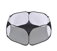 Pet Playpen Small Animals Cage Tent - Foldable Exercise Fence Enclosure, Breathable Mesh Safety Design | Secure Containment Area System, Indoor Outdoor Pet Play Yard for Hamster Guinea Pig Rabbits