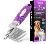 Pet Poodle Brosse à fourrure pour animal domestique, râteau, peigne