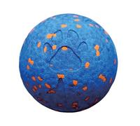 Pet Prime Balle Interactive pour Chien avec 2 Modes - Coque E-TPU Silencieuse & Sauts Intelligents - Design Carte du Monde et Empreinte de Patte, 83mm