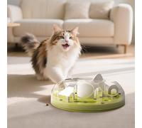 Pet Prime Mangeoire interactive pour chat, jouets d'enrichissement pour chats d'intérieur - Distributeur de friandises pour chat - Jouet de stimulation pour chat - Jouets de stimulation pour chats