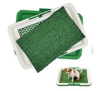 Pet Puppy Mat Potty Training Pad Indoor Dog Toilet Trainer Artificiel Grass Ultra Absorbent Doggy Pee Pad Odour-Free Easy to Clean Idéal (Vert)