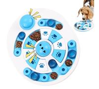 Pet Puzzle Assiette de Nourriture - Gamelle pour Chien Interactive Slow Feeder | Distributeur de nourriture Mental antidérapant Jouet puzzle pour chiens
