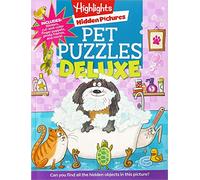 Pet Puzzles Deluxe: 600+ Hidden Objects to Find, Animal Stickers for Kids, Dogs, Cats, Pets and More